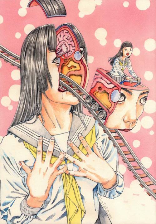 Signed copies of Shintaro Kago&rsquo;s mini book &ldquo;Collapsed Face Girls 2&rdquo; are available 