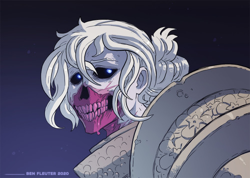 bfleuterart:My undead revenant paladin from a D&D game.