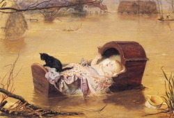 artist-millais:  A flood, 1870, John Everett