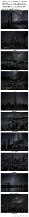 Sex srsfunny:  Pure Night Skylines Of Famous pictures