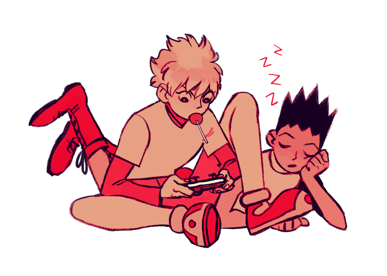 saishoguu:  Killua is that friend who invites you over then makes you watch them