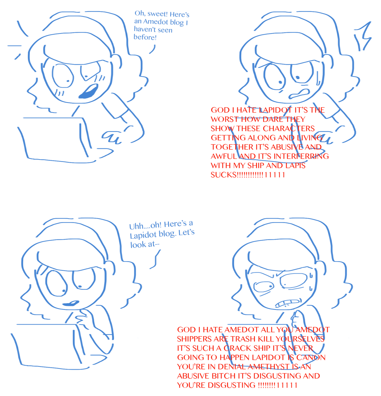 GUESS WHO’S TIRED AND VERY QUICK TO BLOCK THESE DAYS 8′DDDDon the bright side