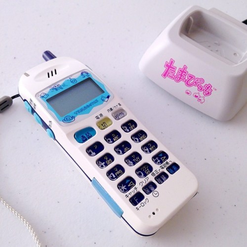 the 1997 Japan only Tamagotchi PHS cell phone !!!!! ive wanted one for yearssss &amp; they 