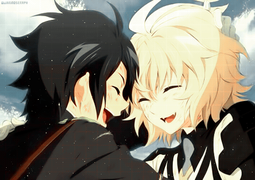 Owari No Seraph Two Souls Toward The Truth バックカバー 特典ポスターは優とミカ