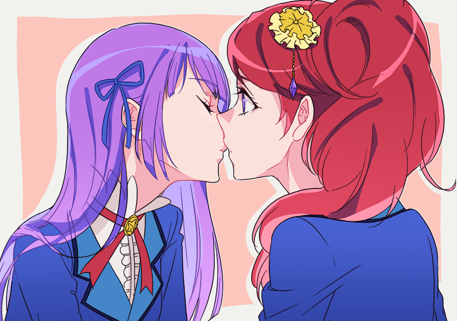 アイカツ!、氷上スミレ、negom、リボン、ヘアリボン、ロングヘア、ポニーテール、kurebayashi