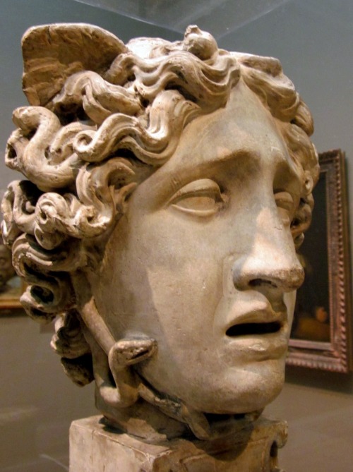 centuriespast:Antonio CanovaItalian, 1757-1822Head of Medusa, c. 1801Art Institute Chicago
