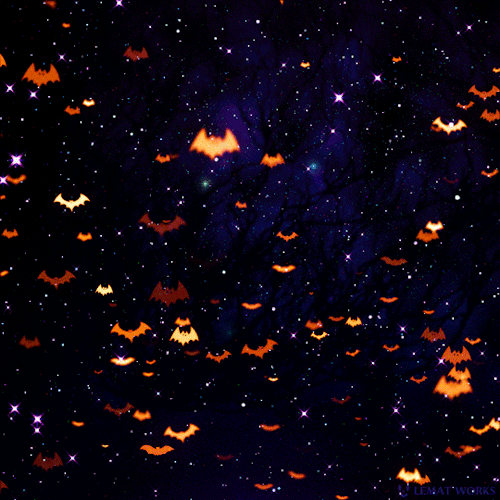 lematworks:Produced by LEMAT WORKS✨Bats Night Purple  Orange Red Blue/ Twinkle Night17 3 / Halloween