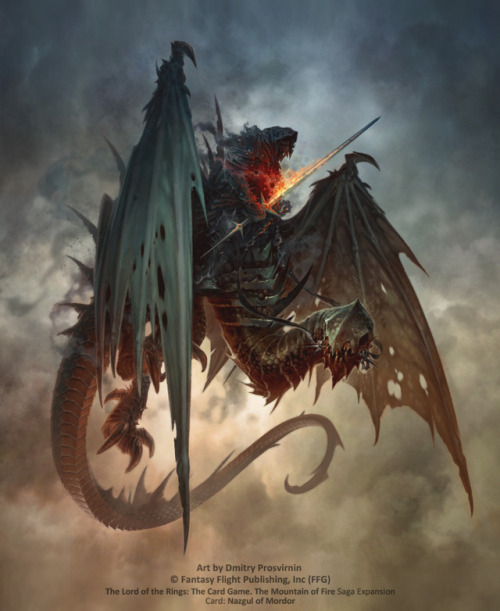 adventure-fantasy: FFG LOTR Nazgul of Mordor by Dmitry Prosvirninby D8P