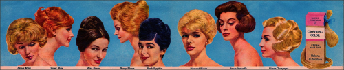 Helena Rubinstein Crowning Color Cream Hair Tint 1960