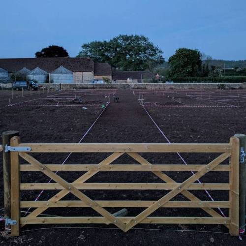 Just before moonrise this evening at Black Shed. Fence posts and gates in. Beds all laid out, been grading and raking the paths ready for seeding and rolling, hopefully before the promised rains this weekend.
Gorgeous warm evening, full of birdsong...