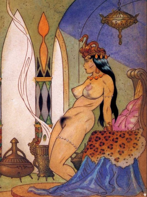 Porn photo From Tarzan Meets La of Opar by Frank Frazetta