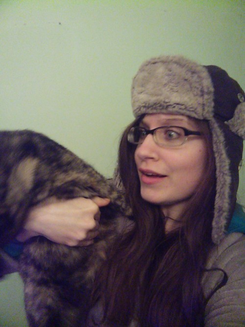 Failed selfies with my cat. Okay, actually these are successfully hilarious. (from March 22, 2015)