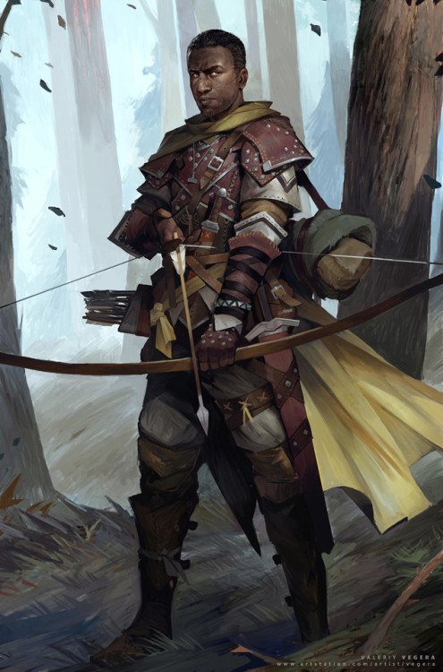 Character concept for Pathfinder: Kingmaker by Valeriy Vegera