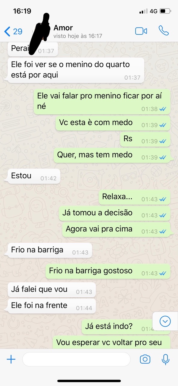 Conversa Entre Eu E Minha Rainha No último Congresso Da Empresa Que Ela Foi… Terminou A Noite No Quarto