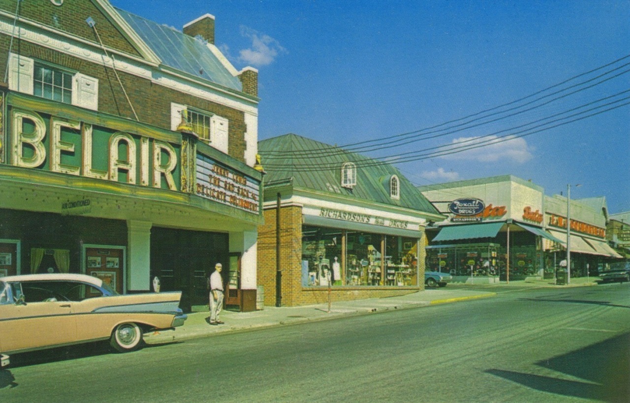 rogerwilkerson:  Main Street - Bel Air, Maryland - 1957 My beloved hometown… 