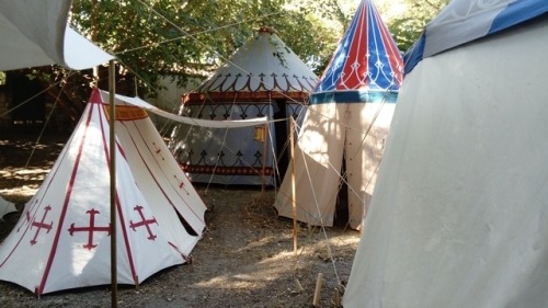 “La rose d’or” in Avignon. It’s a festival from 9th to 17th cent.Hundreds reenactors come, this is t