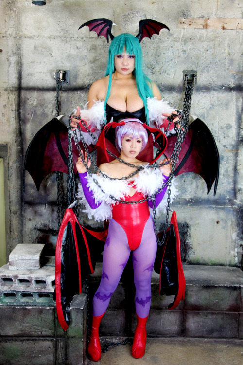 Porn photo Darkstalkers - Morrigan & Lilith (Chouzuki