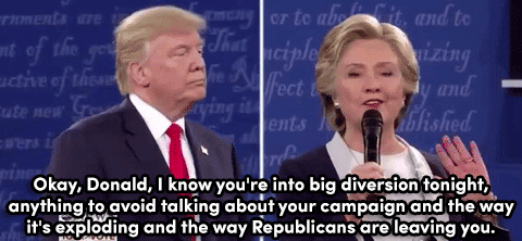 micdotcom:  Watch: Hillary Clinton got under Trump’s skin and he threw a temper