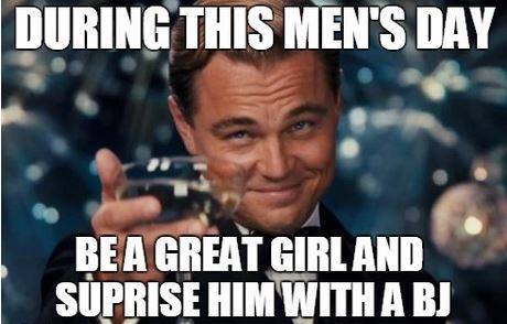 saythankyoumaster:  It’s International Men’s Day.  Make sure to thank the man