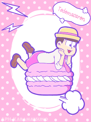 aph-karamatsuno:“Matsu Macarons”↳ The Matsuno Brothers