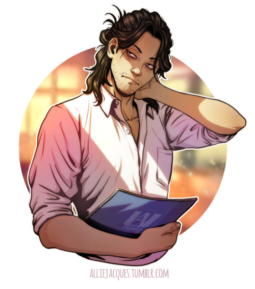 alliejacques:New appreciation for Aizawa after seeing his hair bun last ep. 