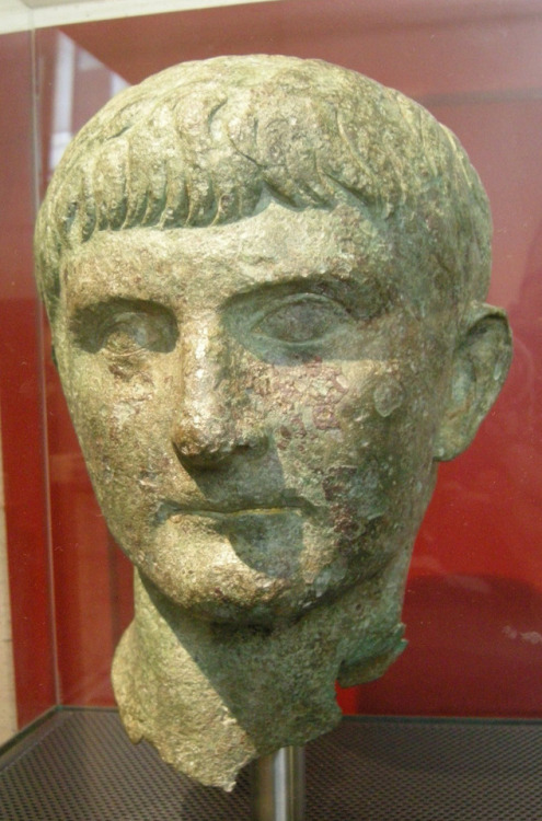 Bronze portrait sculpture of Germanicus, nephew/adopted son of Tiberius and father of Gaius (Caligul