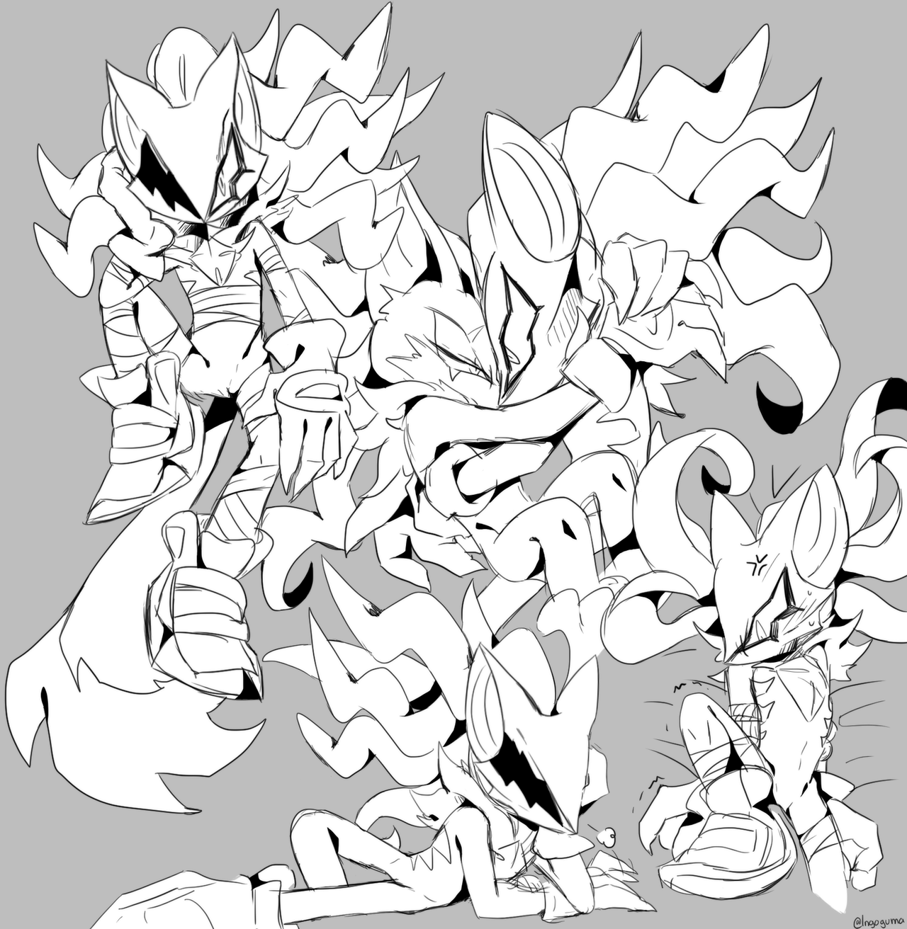 jakkaru-koreto:  Infinite doodles LOL.