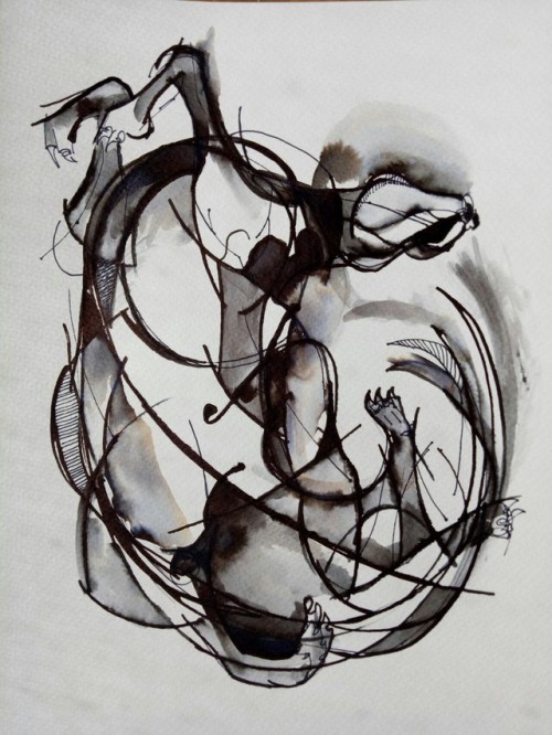 Abstract Doggle In The Sun