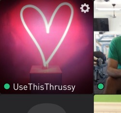 cobaltdays: theshitneyspears:  apollochild:   cobaltdays:  Omg somebody had this profile name on their Grindr! this thrussy trend needs to stop!  My dude, buddy, pal. The little settings icon is in the top right hand corner. I have been on Grindr enough