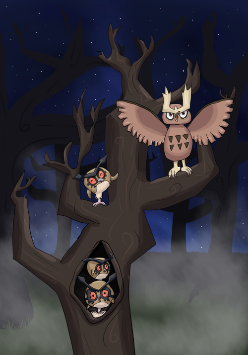 Night OwlDrawtober day 3!