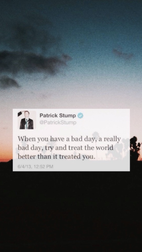 Patrick Stump Tweets