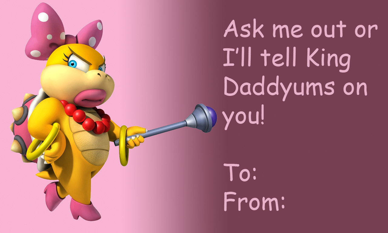 bikerwolfchip:  Koopaling Valentines!  