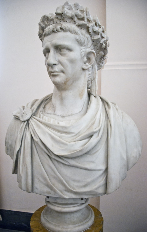 myglyptothek:Emperor Claudius. 41-54 AD. White marble. Museo Archeologico Nazionale di Napoli. Inv. 