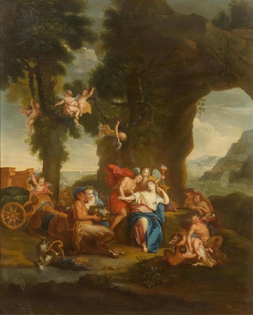 hildegardavon: Lorenzo Pasinelli, 1629-1700 Bacchus and Ariadne, n/d, oil on canvas, 132x110 cm Priv