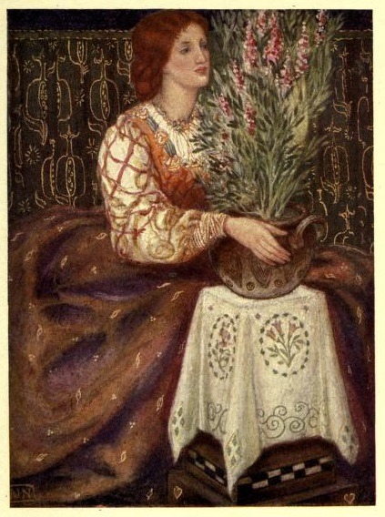 starrydiadems:  Paintings of Keats’ poems by W. J. Neatby, from A Day With John Keats by