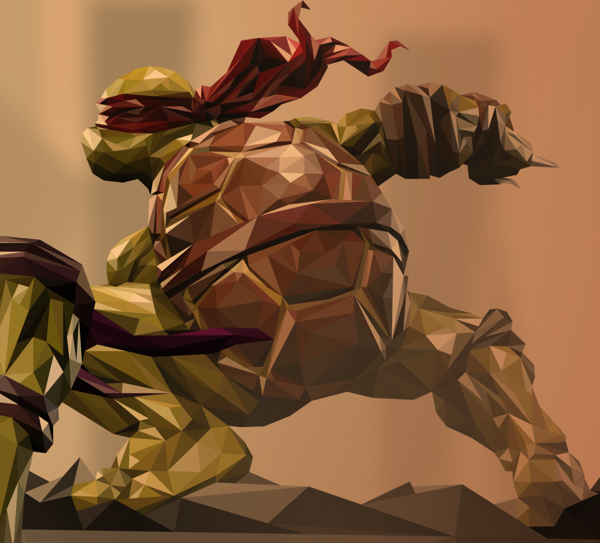 pixalry:  Teenage Mutant Ninja Turtles! - Created by Simon Delart This rad design