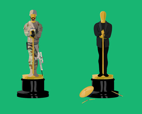 Oscars Best Picture Illustrations 2015Author: Olly GibbsVia: www.behance.net/OllyGibbs