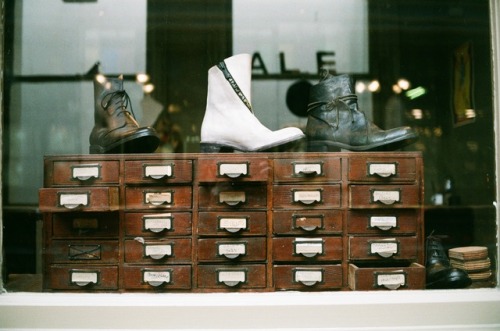The only place I’ll buy shoes now. Andrew McDonald shoemaker, Strand Arcade Sydney