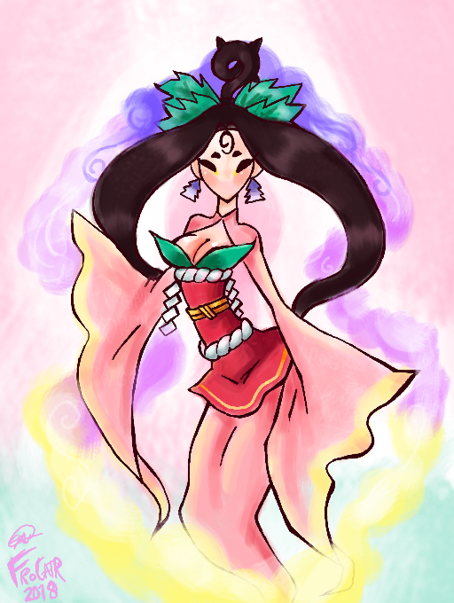 FROGATR! — Sakuya from Okami ♡ Fan art on the day of the...