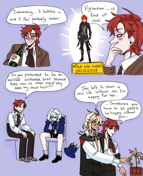 This Is Actually More Of This Thing I Made Bc It Was Actually Genshin Amnesia World Travel Au All Along