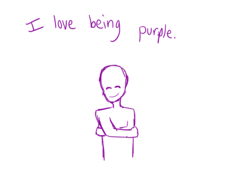 sensiblereblogifposts:Reblog if you believe in purple