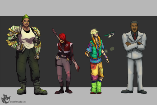 Some more characters from Counter/Weight! 