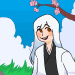 inkyrous:mspaint doodle of ukitakei cant draw trees lol