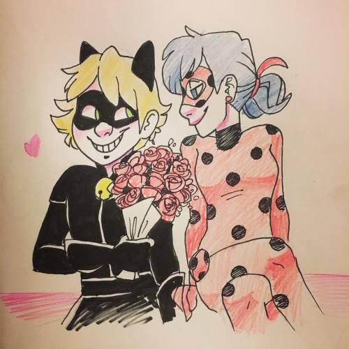 Wow a drawing I put effort into #inktober #miraculousladybug #miraculoustalesofladybugandcatnoir #la