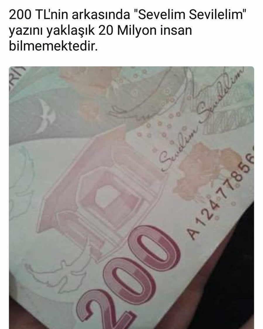 200 TLnin arkasında...