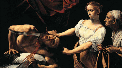 selcandy: Giuditta e Oloferne of Caravaggio (circa 1598-1599) animated by Rino Stefano Tagliafierro 