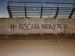 Yo no buscaba a nadie&hellip;y te ví