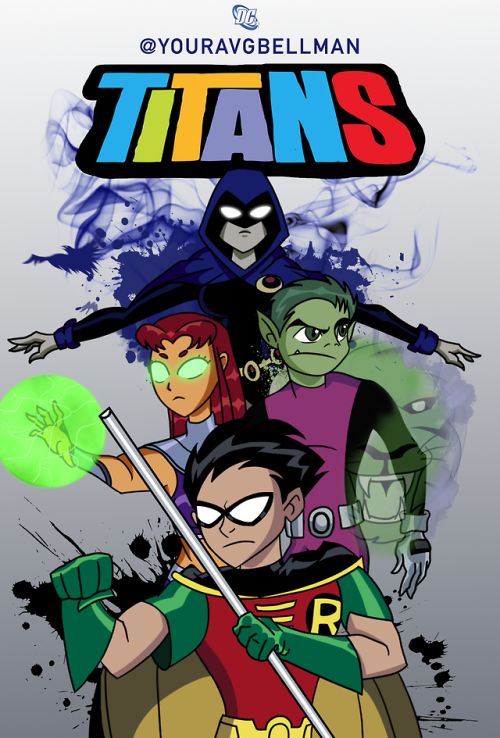 “Titans Poster (Animated Version)” by Justin Bellman