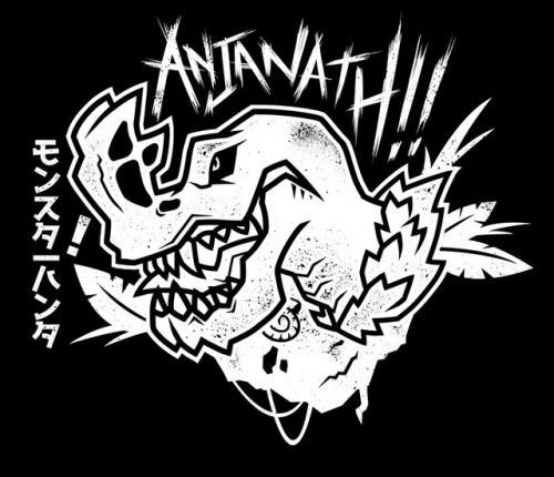 Anjanath!! - New design available on RedbubblePromoting the new sniffle boy! Been a while since my l