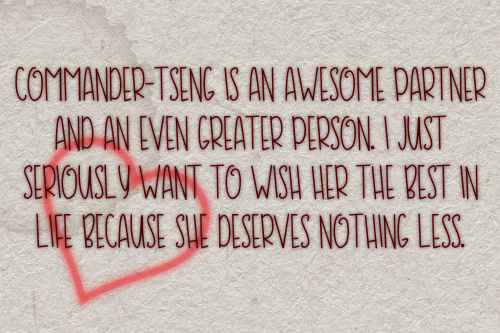 @commander-tseng is an awesome partner and an even greater person. I just seriously want to wis